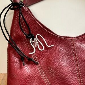 Aluminum initial bag charm